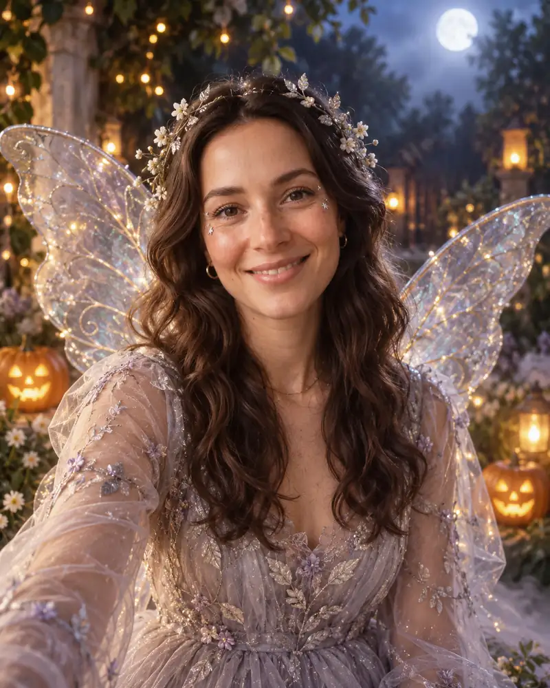 Moonlight Fairy Halloween portrait